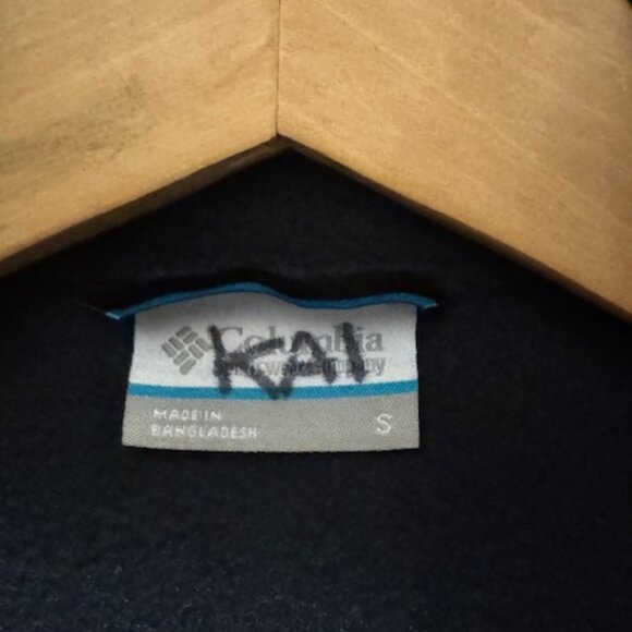 NWOT Columbia Vest Fleece Full Zip‎ Black Sleeveless Outdoor Mens - Small - Picture 3 of 3